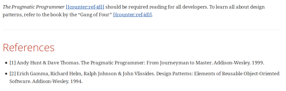 Cannot use {counter:id} in bibliography section to auto-number · Issue ...