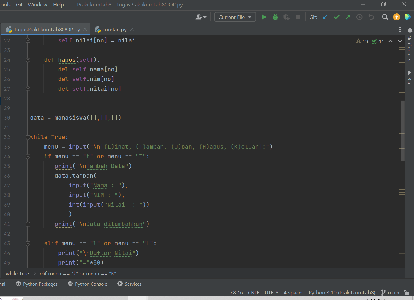 GitHub - Sofhian97/TugasPraktikumLab8OOP