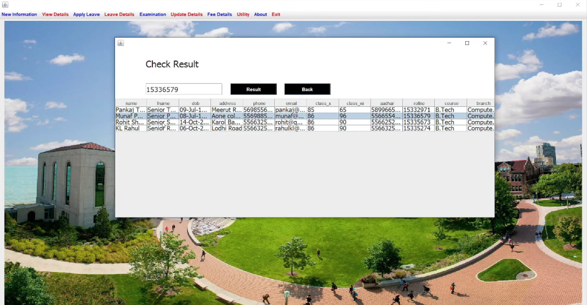GitHub - GauravDhokane/College-Management-System-using-java: The ...