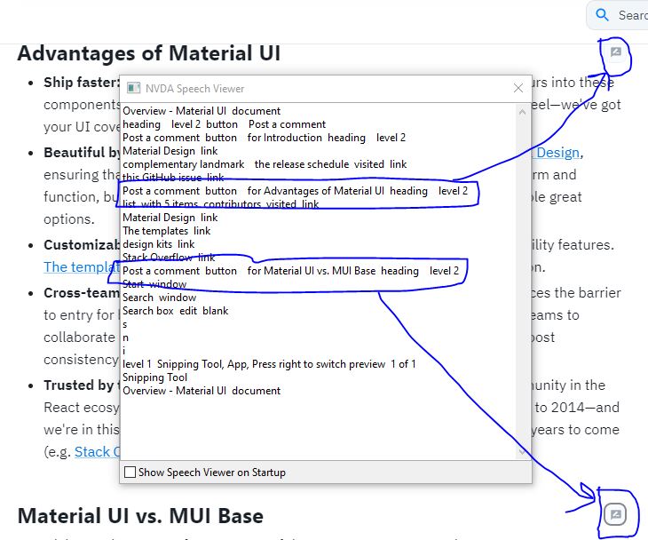 [docs] Post a comment for section ( accessibility announcement ...