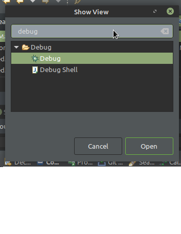 Select wanted dialog
