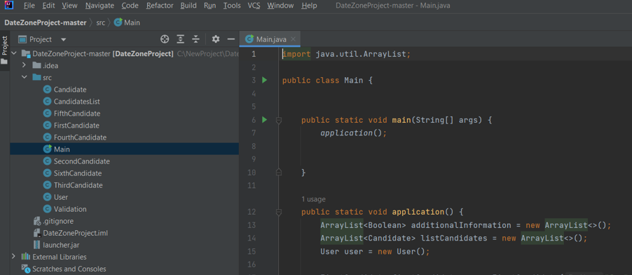 GitHub - RobertJanuszczyc/DateZoneProject
