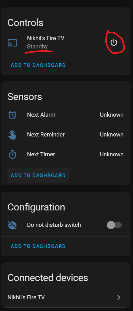 Cannot control fire tv and see status changes · Issue 2003 · custom