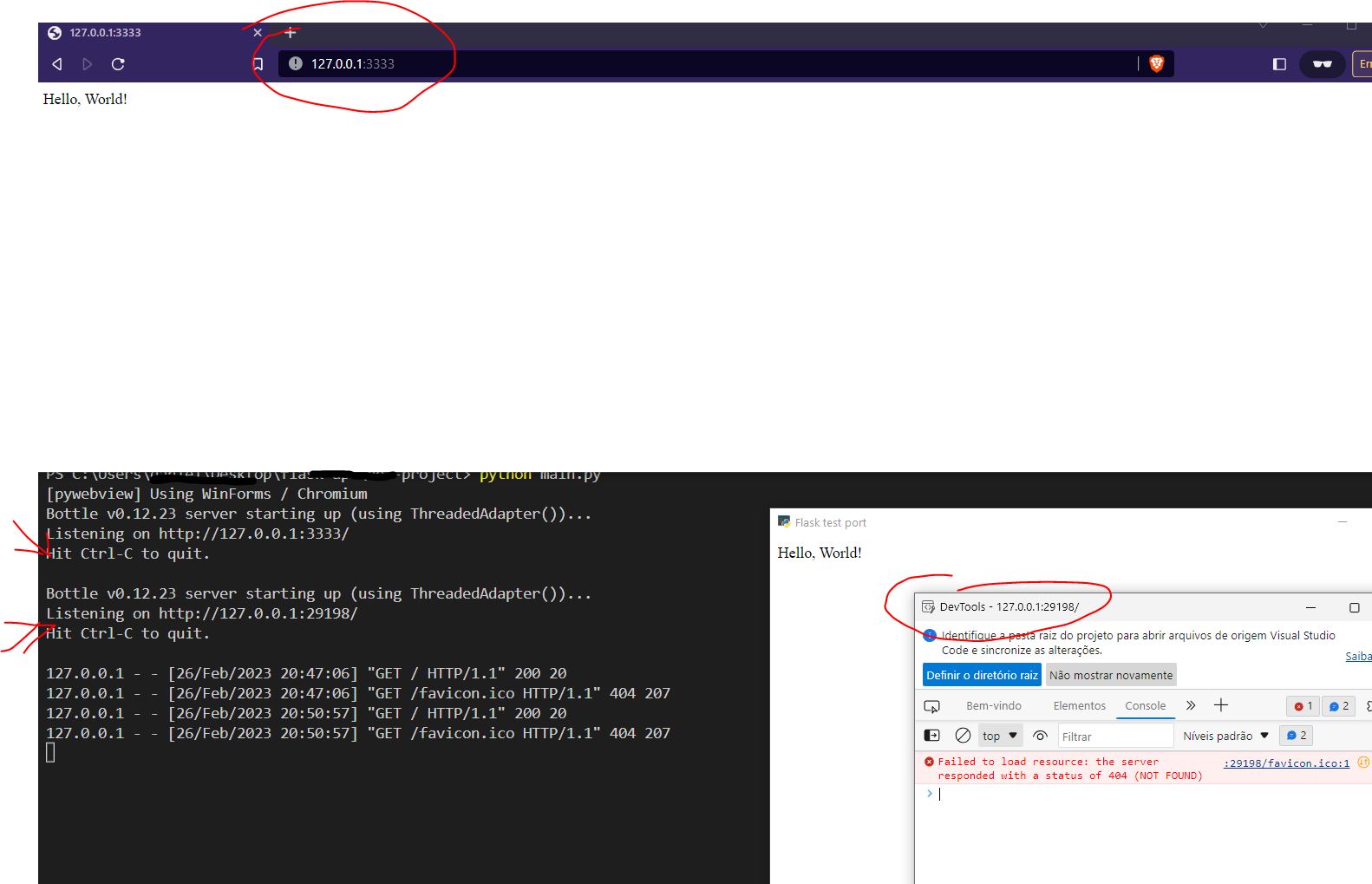 Is there a way to fix (or specify) the local http port for the