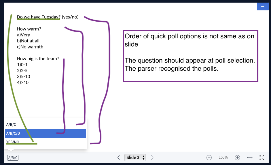 Reduce mental workload when using quick polls · Issue #13474 ...