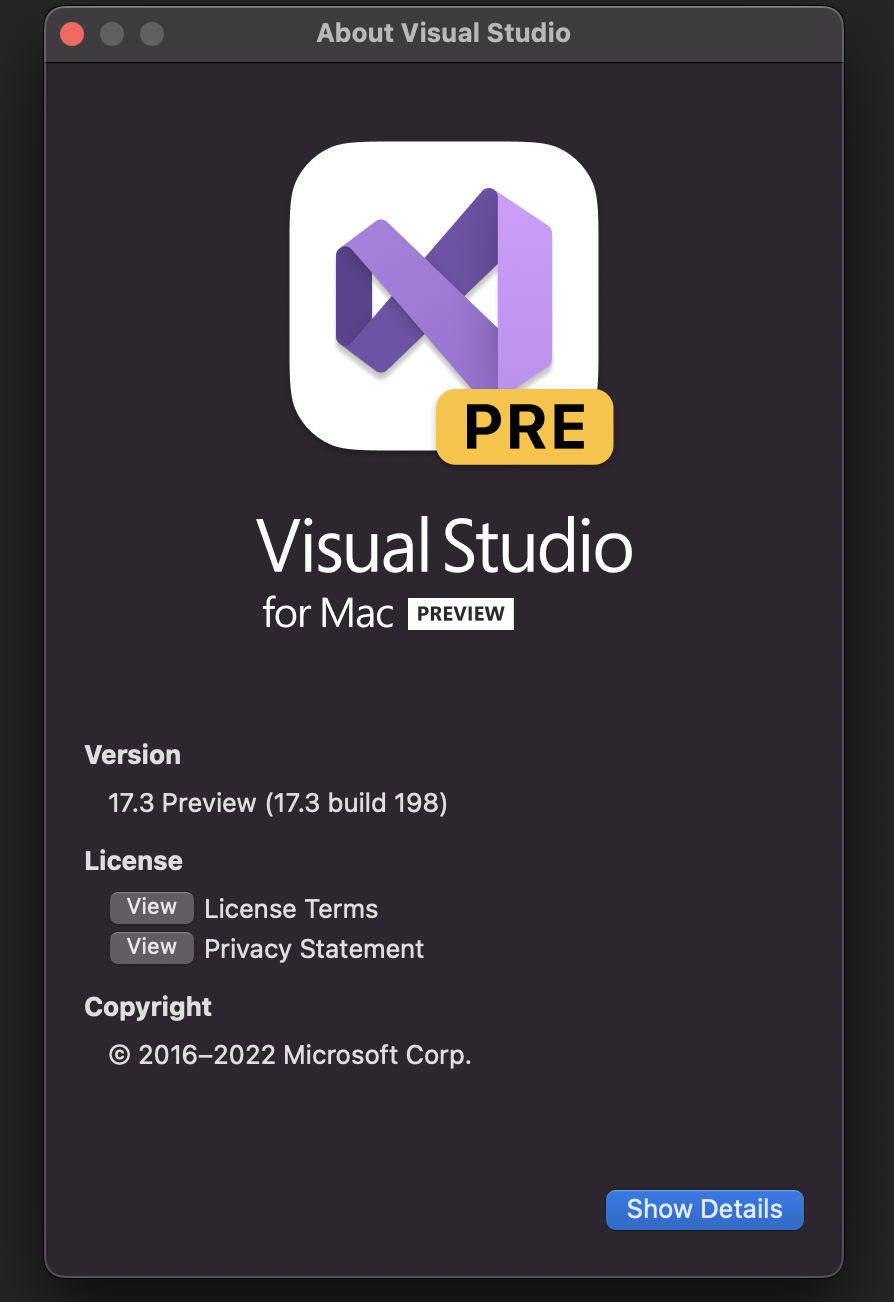 Visual Studio for Mac 2022 17.3 Preview (17.3 build 198) - MAUI ...