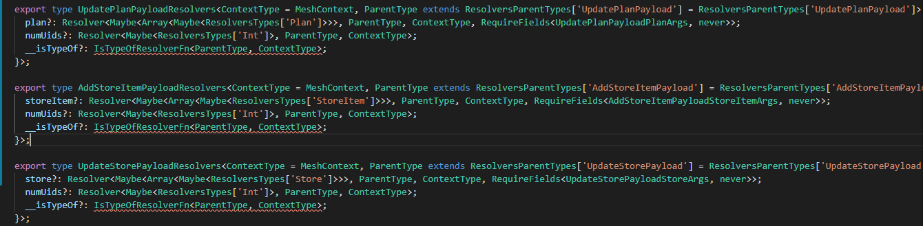 Generic type 'IsTypeOfResolverFn' requires between 0 and 1 type ...