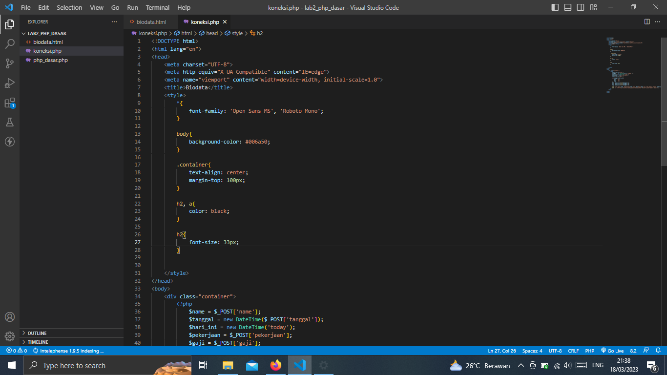 GitHub - ristof5/Lab2Web: Melaksanakan tugas praktikum pelajaran ...