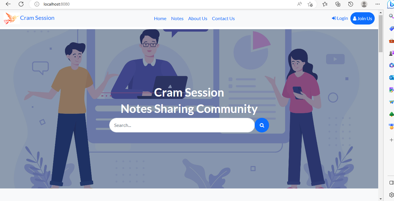 GitHub - SudarshanShinde96/CramSession: A note sharing website