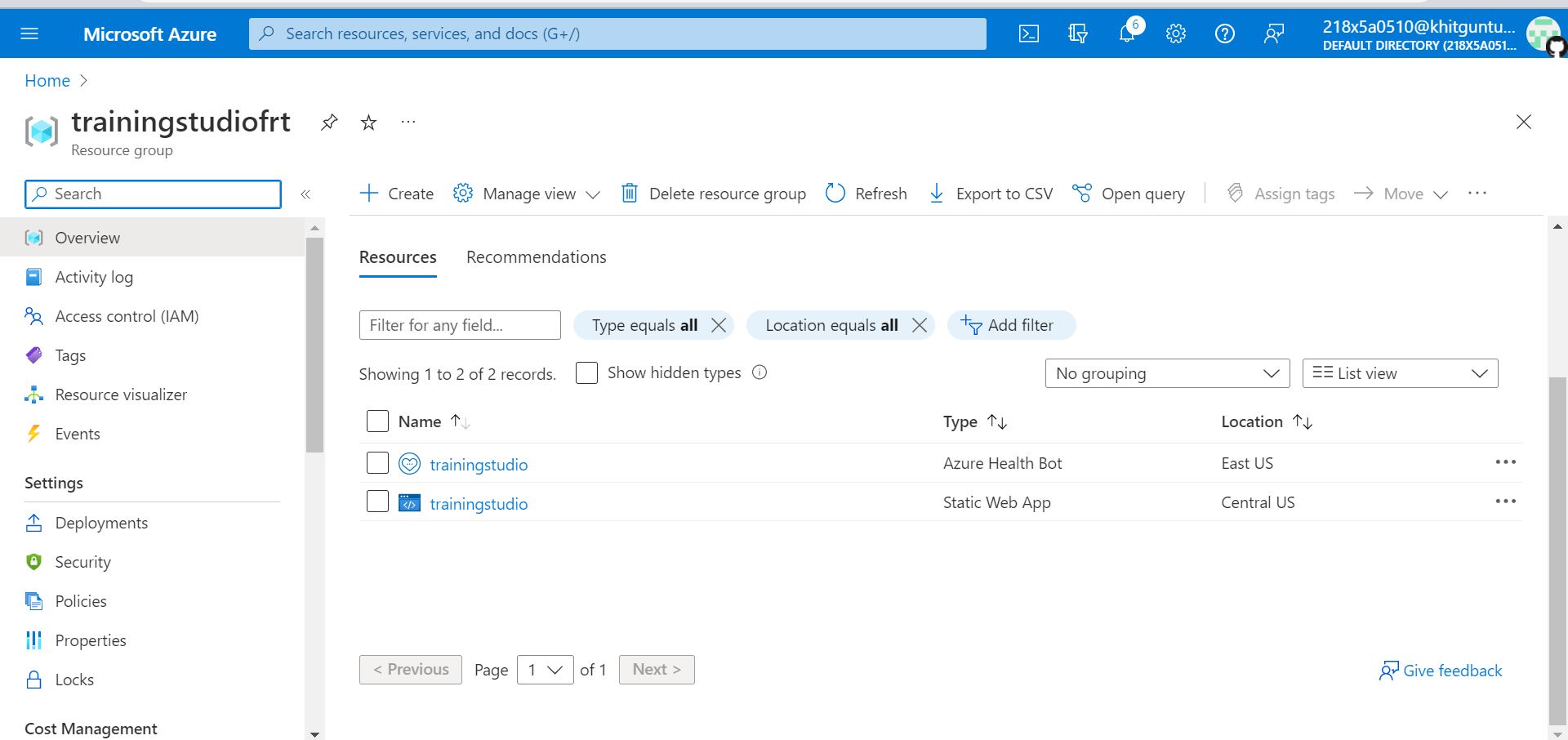 GitHub - JampaniSravanthi/Training-Studio: Training Studio · GitHub