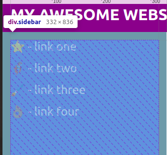sidebar