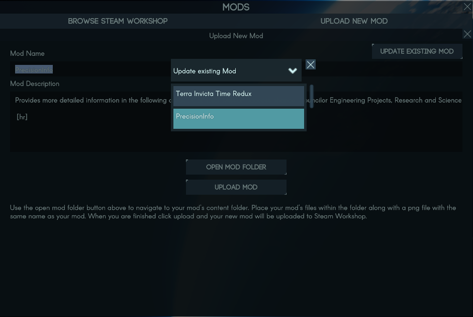 ti-mods/tutorials/Uploading and Updating Workshop Mod.md at main ...