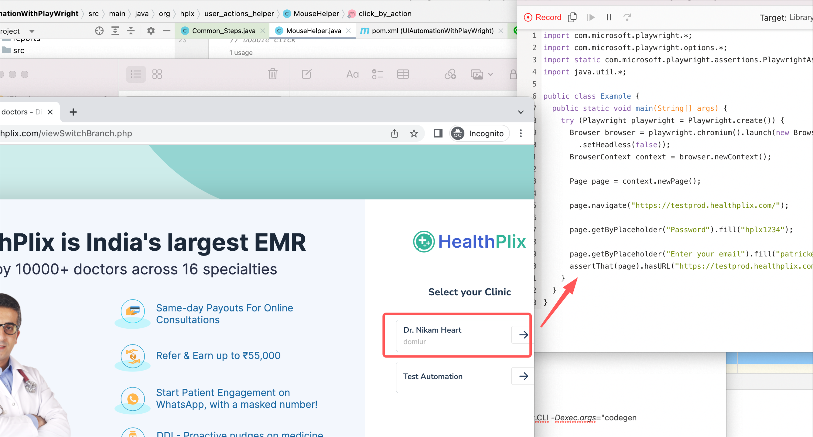 [How to Click on button part of form tag] · Issue 18414 · microsoft