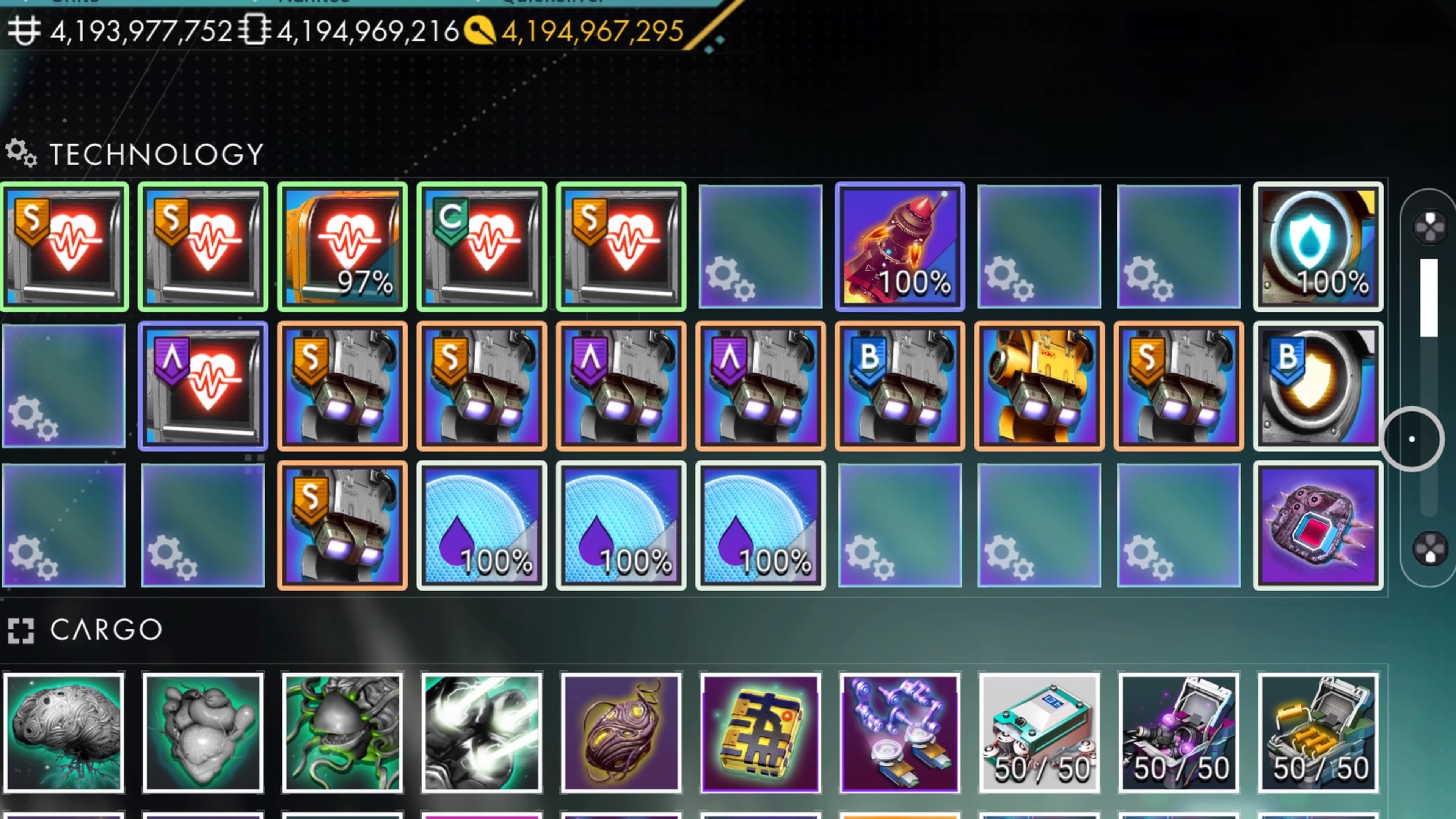 new type of inventory slots with patch 4.05 · Issue #690 