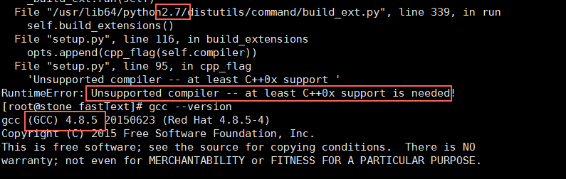 Cannot install fastText because of reporting "Unsupported compiler ...