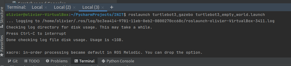 roslaunch