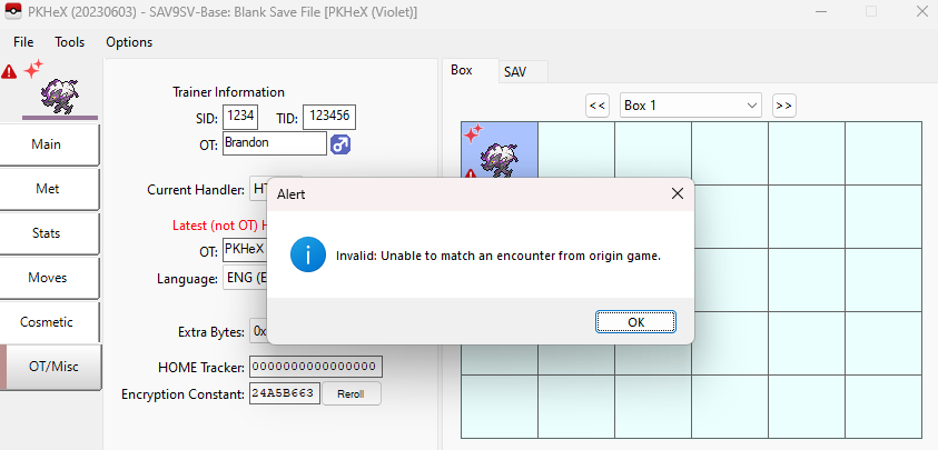 Unable To Match Encounter From Origin Game github.com