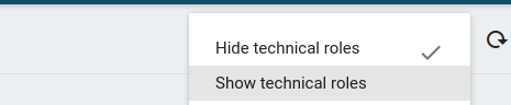 Show/Hide "technical roles" checkbox reversed · Issue #203 · pydio ...