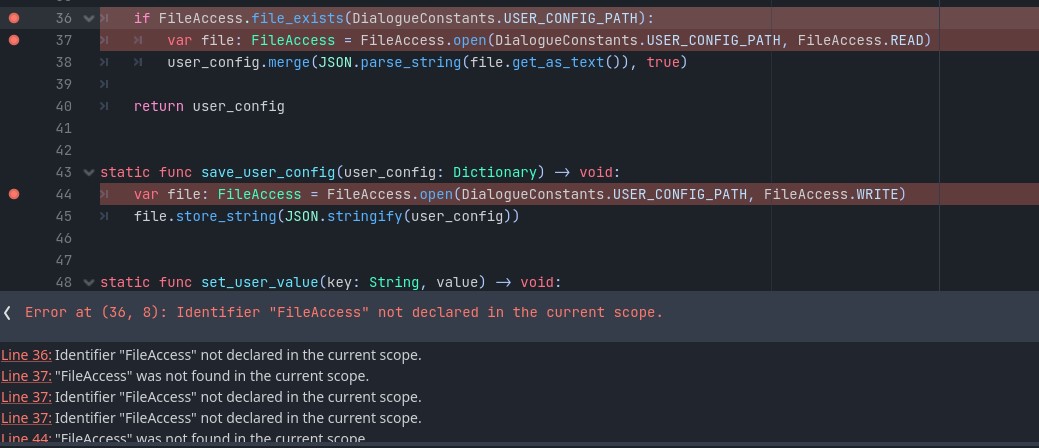 "Loaded but not compiled" errors · Issue #104 · nathanhoad/godot ...