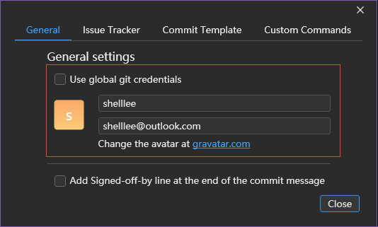 Is there a way to set a username and email for each domain? · Issue ...