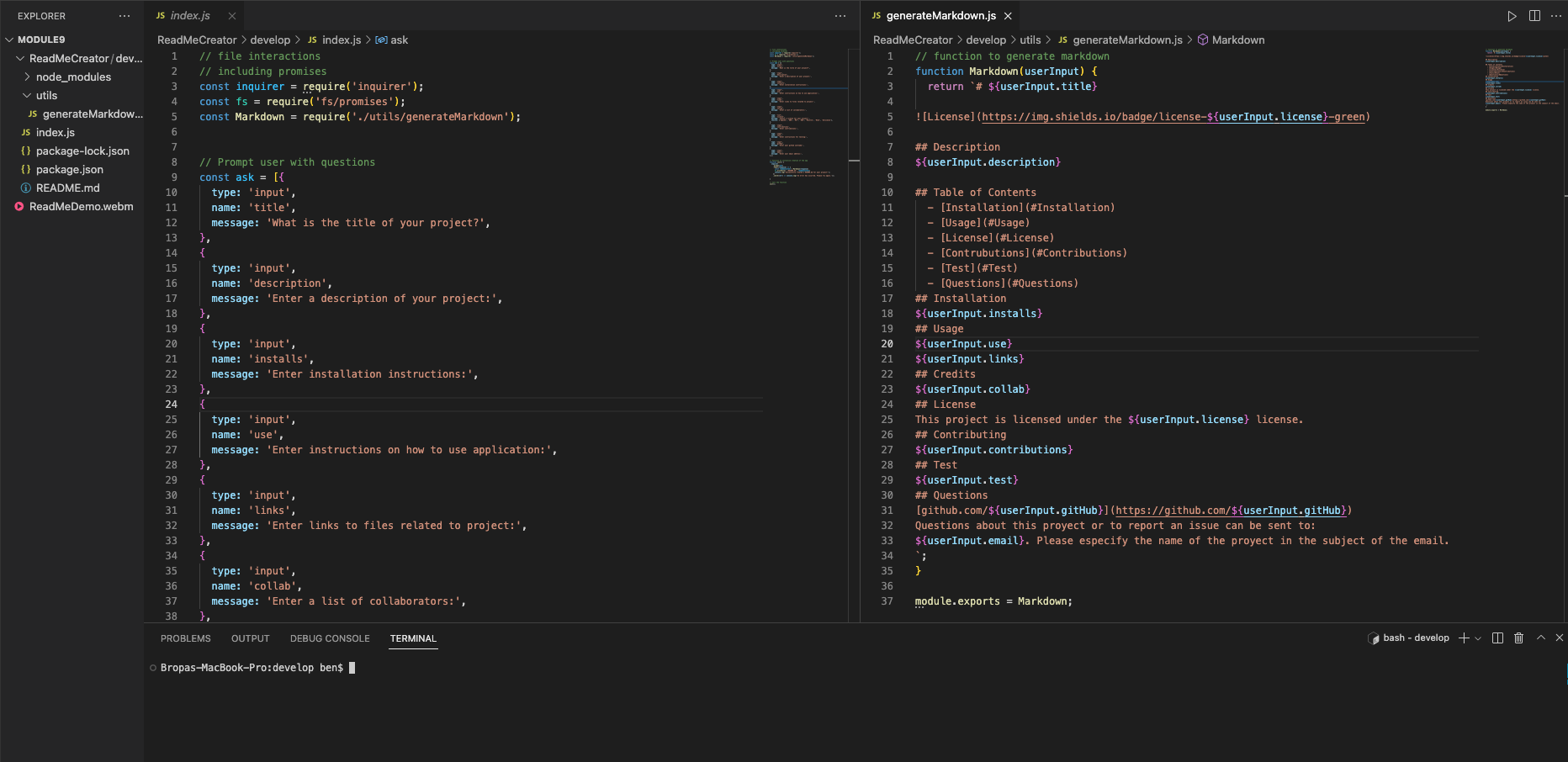 GitHub - benropa/EasyReadMeMaker