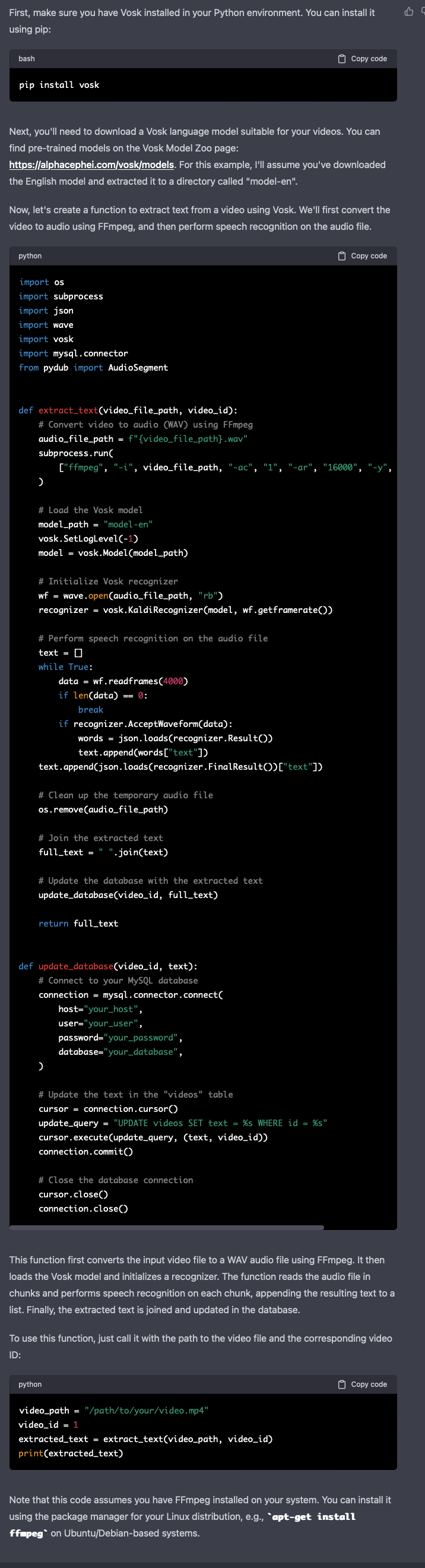 We need AI · Issue #7850 · WWBN/AVideo · GitHub