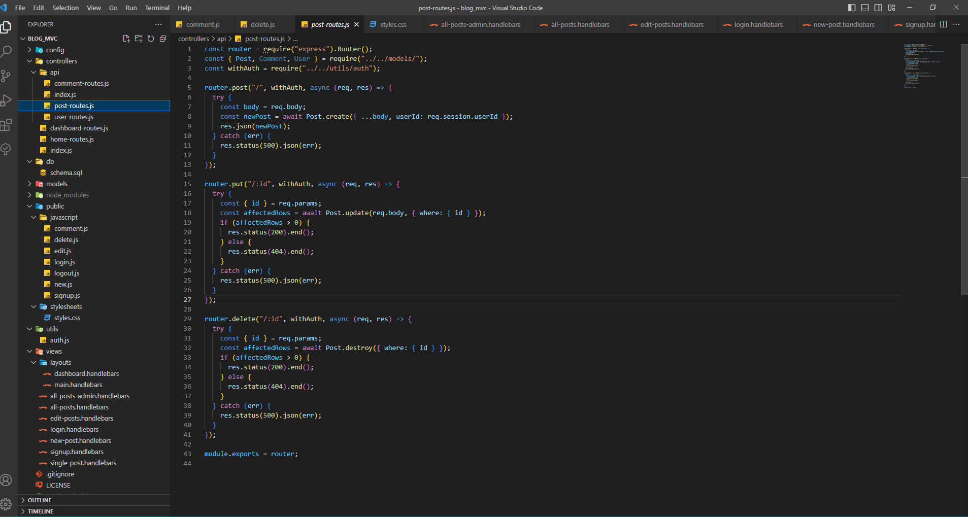 GitHub - jcxxz/blog_mvc: module 14 hw
