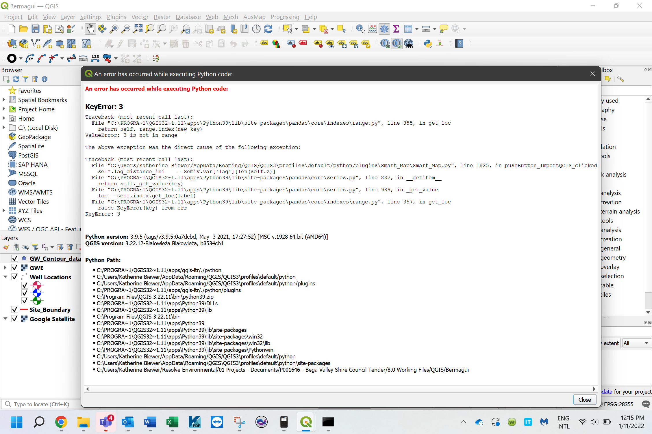Key Error 3 · Issue #32 · gustavowillam/SmartMapPlugin · GitHub