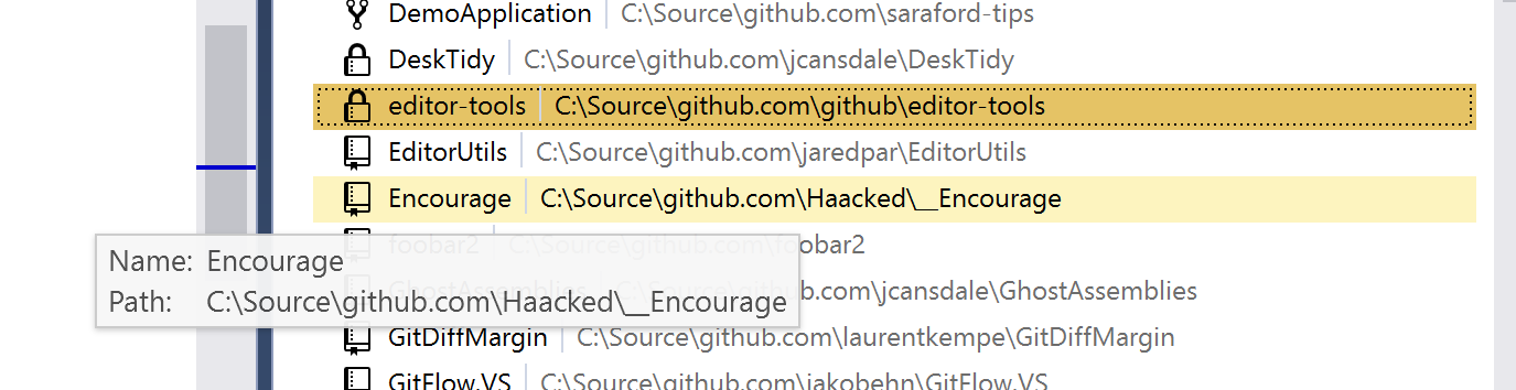 GitHub Repositories colors inconsistent with Local Git Repositories ...