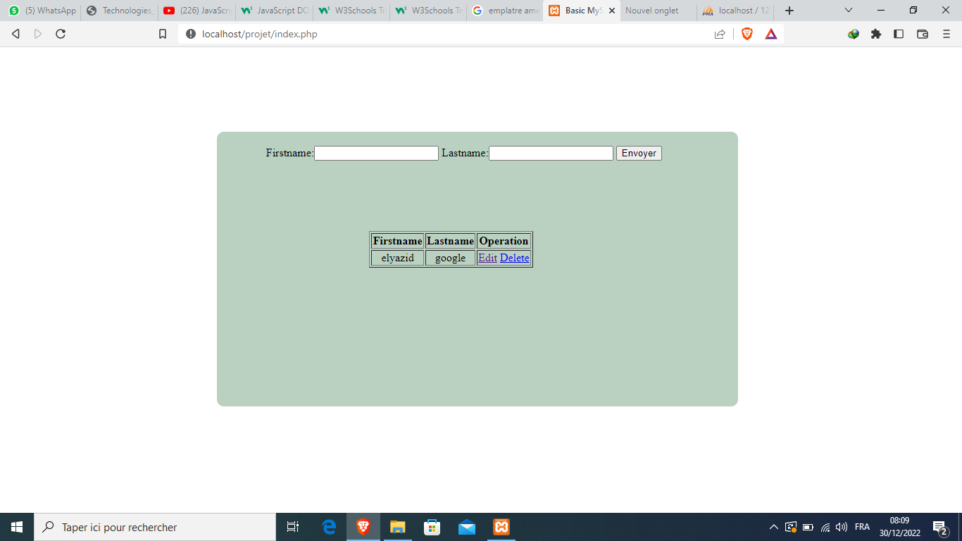GitHub - yazidhalim002/PHP-PROJECT: This project represents a simple ...
