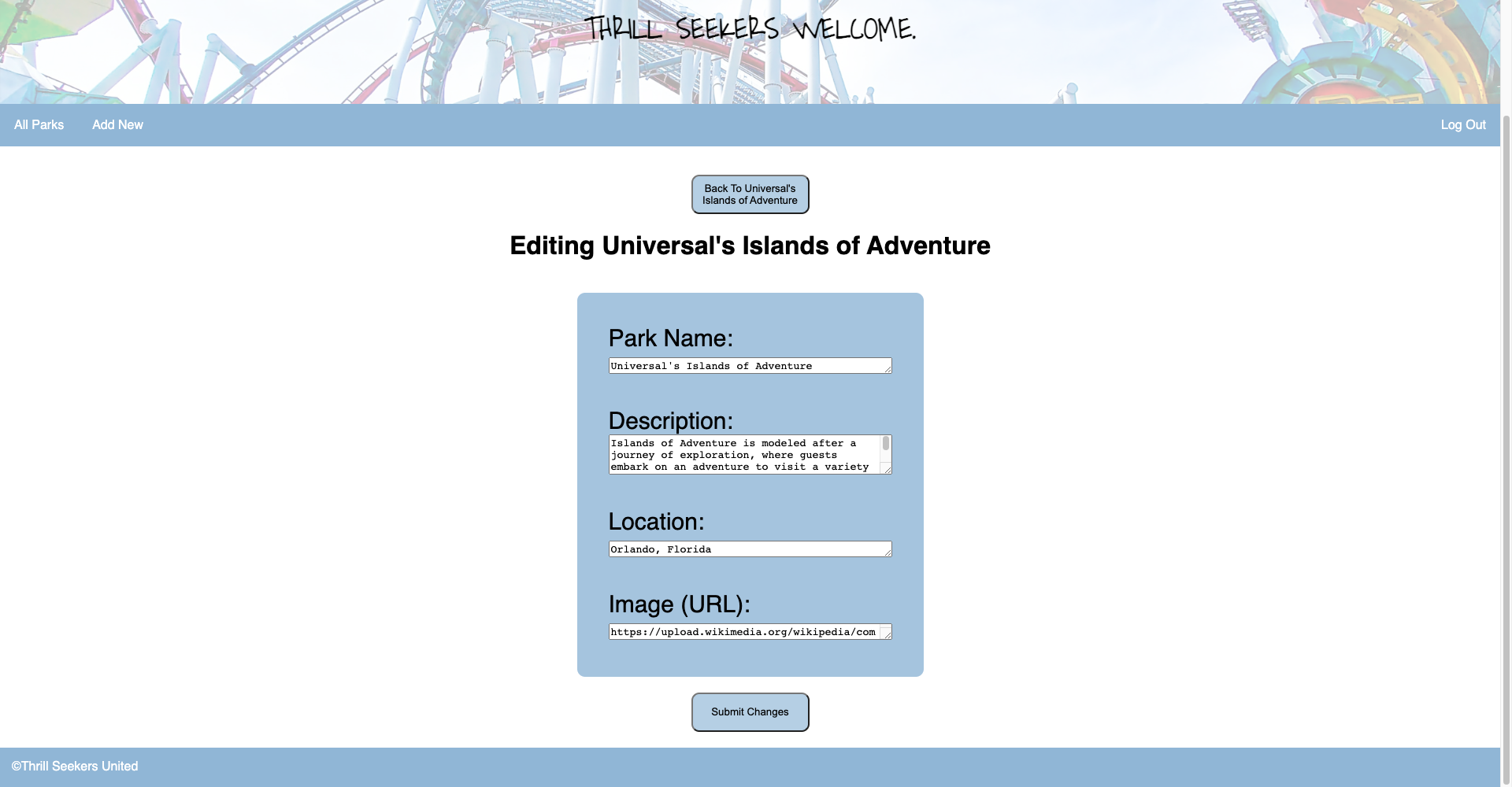 GitHub - regananderson/Theme-Park-Tracker · GitHub