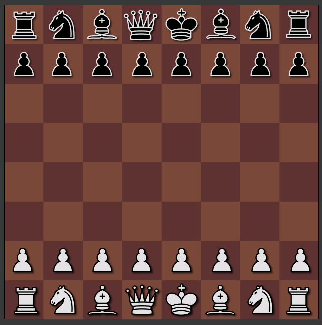 example board with pieces