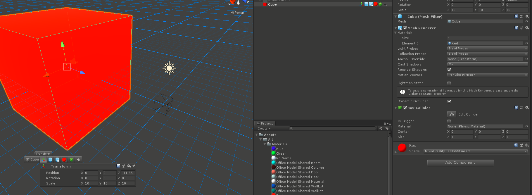 Wireframe shows up in wrong position with Standard Shader · Issue #6726 ...