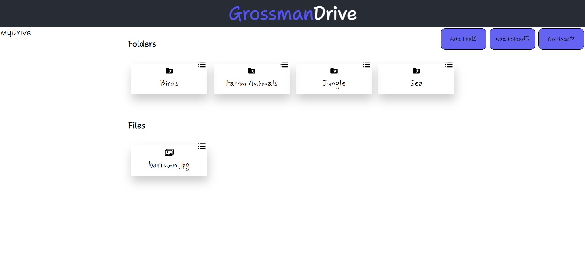 GitHub - shiraGros4/Drive: project that look like drive