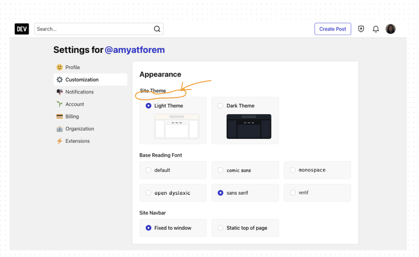 Enable site theme to "sync with OS setting" · Issue #17702 · forem ...