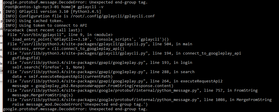error run · Issue #140 · matlink/gplaycli · GitHub