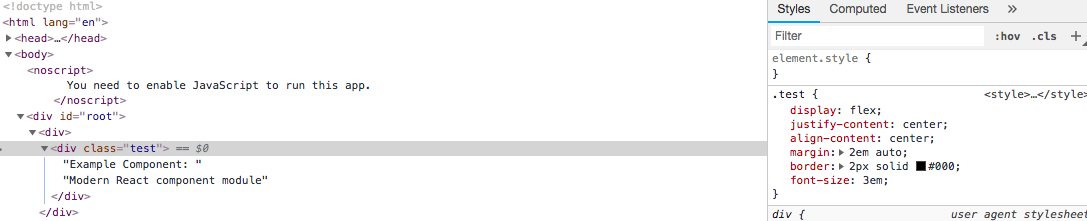 className not working without using styles · Issue #110 · transitive ...