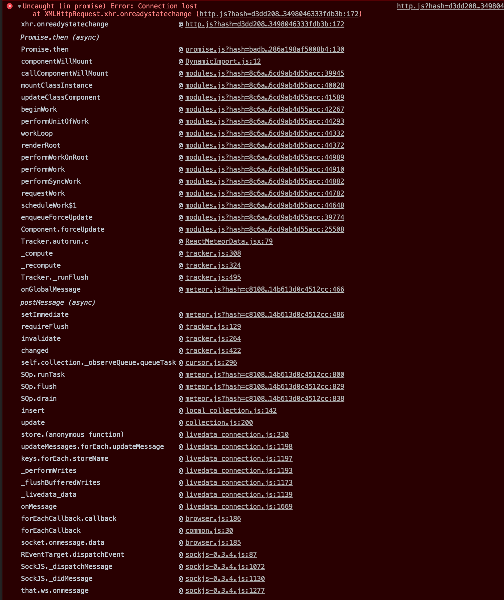 Strange dynamic import error and Galaxy · Issue #10082 · meteor/meteor ...