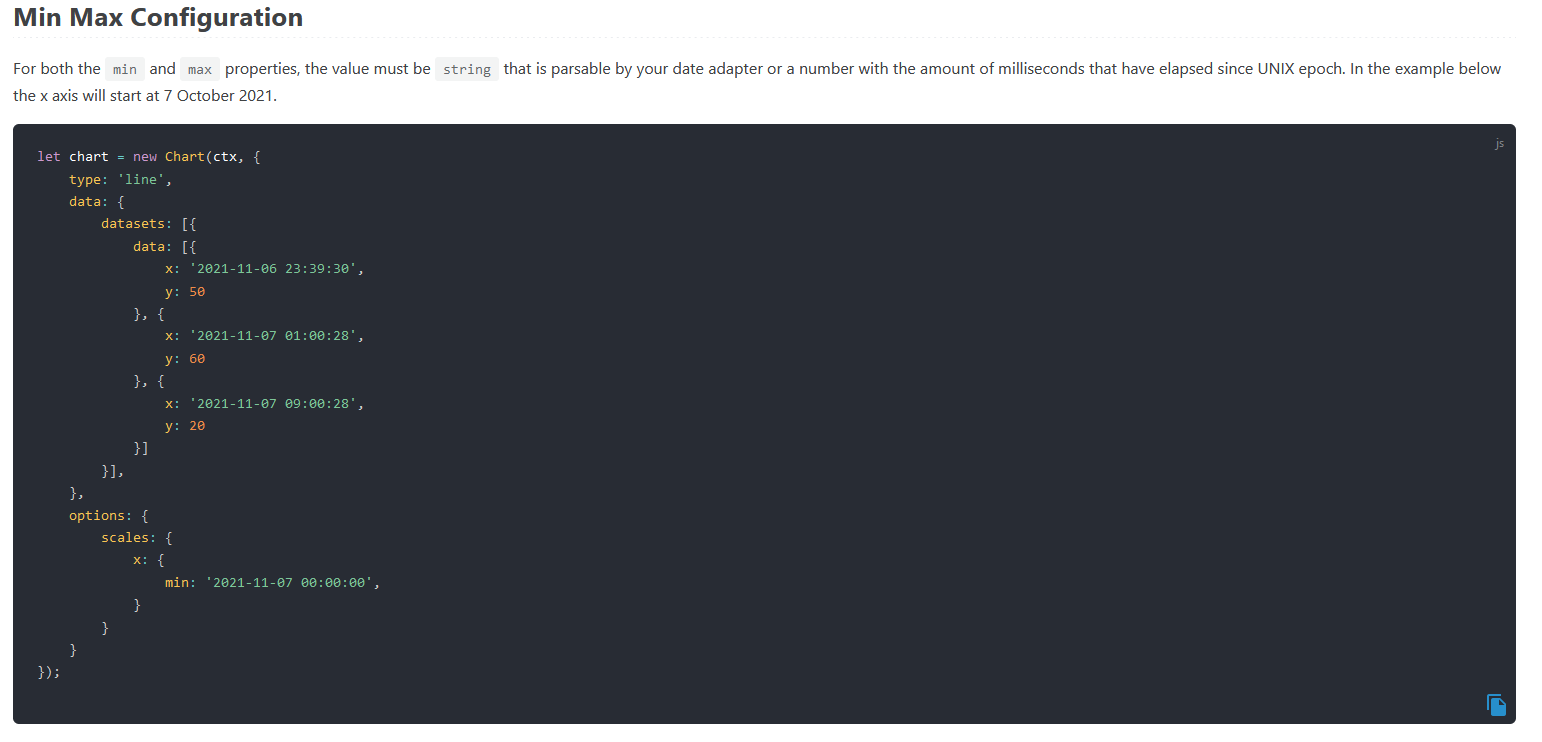 Scales.x.max and Scales.x.min not working with time cartesian axis