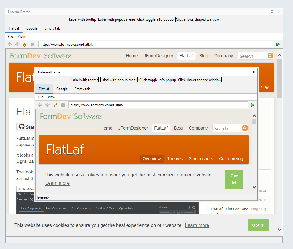 Option to have JInternalFrame empty draggable border inside · Issue ...