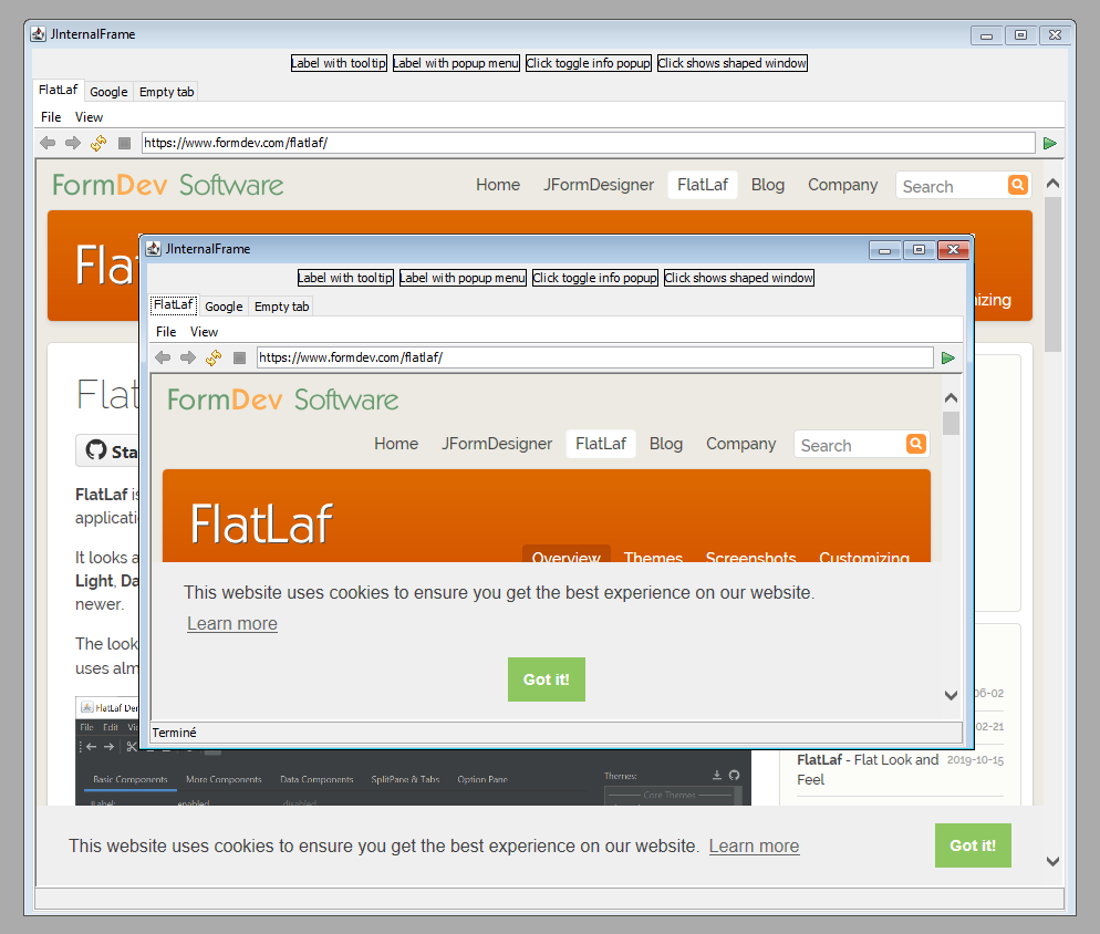 Option to have JInternalFrame empty draggable border inside · Issue ...