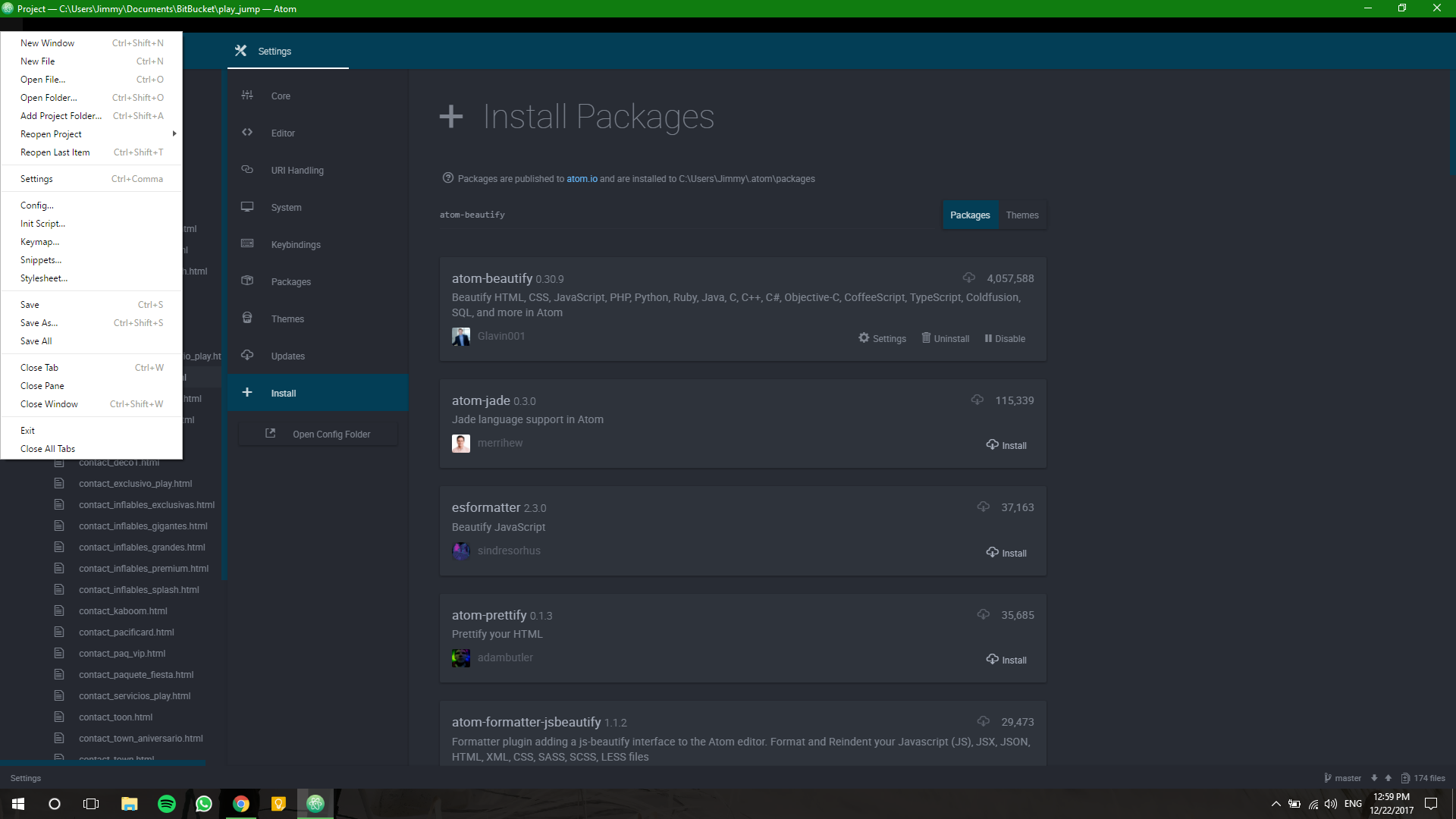 Black menu bar · Issue #16432 · atom/atom · GitHub