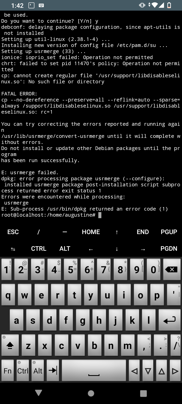 Bug report - [Unable to install] · Issue #1649 · CypherpunkArmory ...