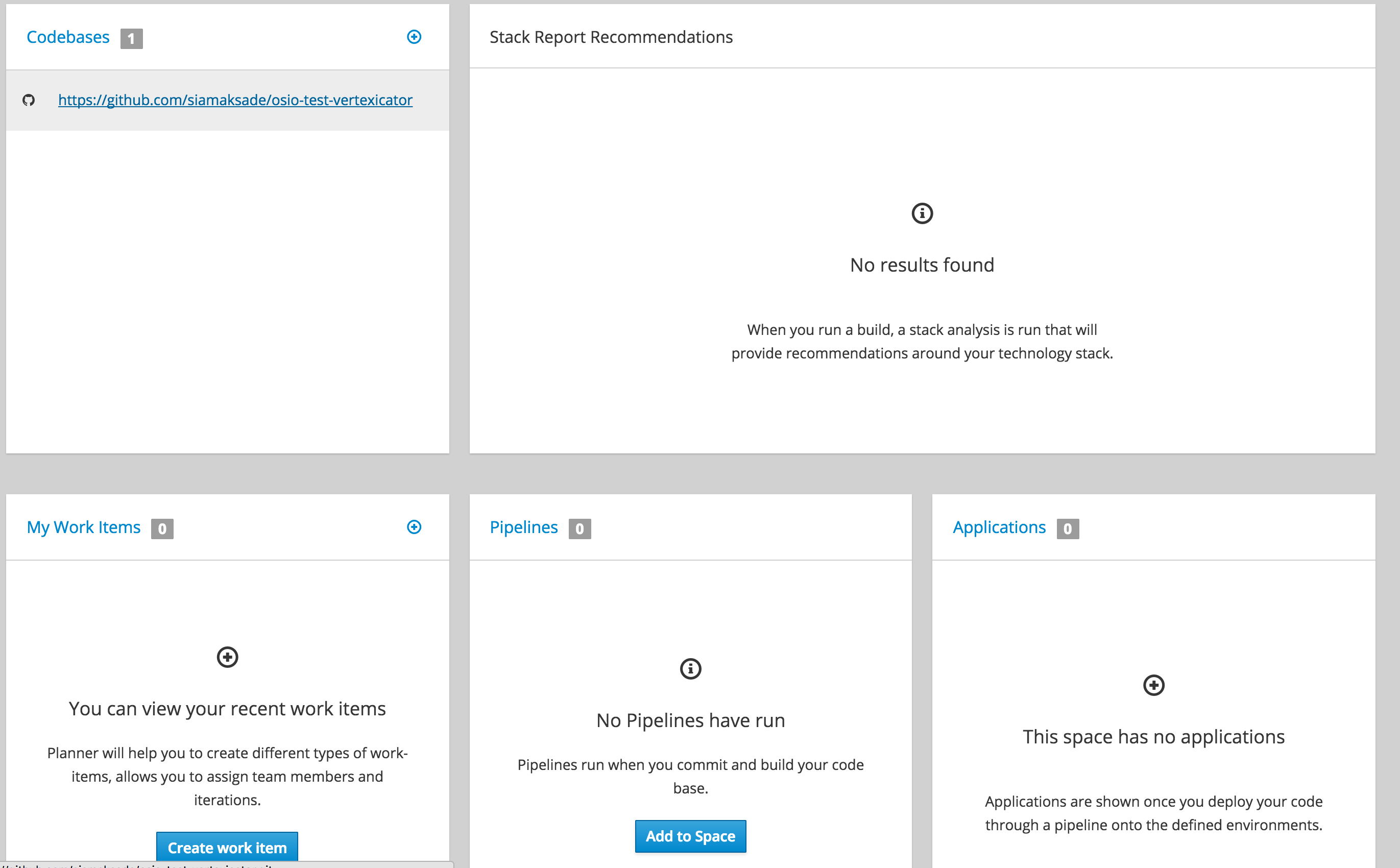 Importing an existing repo does not show up in the dashboard · Issue ...