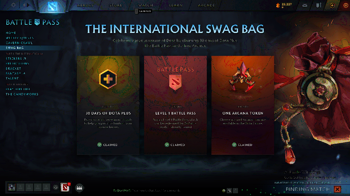 SWAG BAG ARCANA CLAIMED BUT NO RECEIVE THE ITEM · Issue 4875