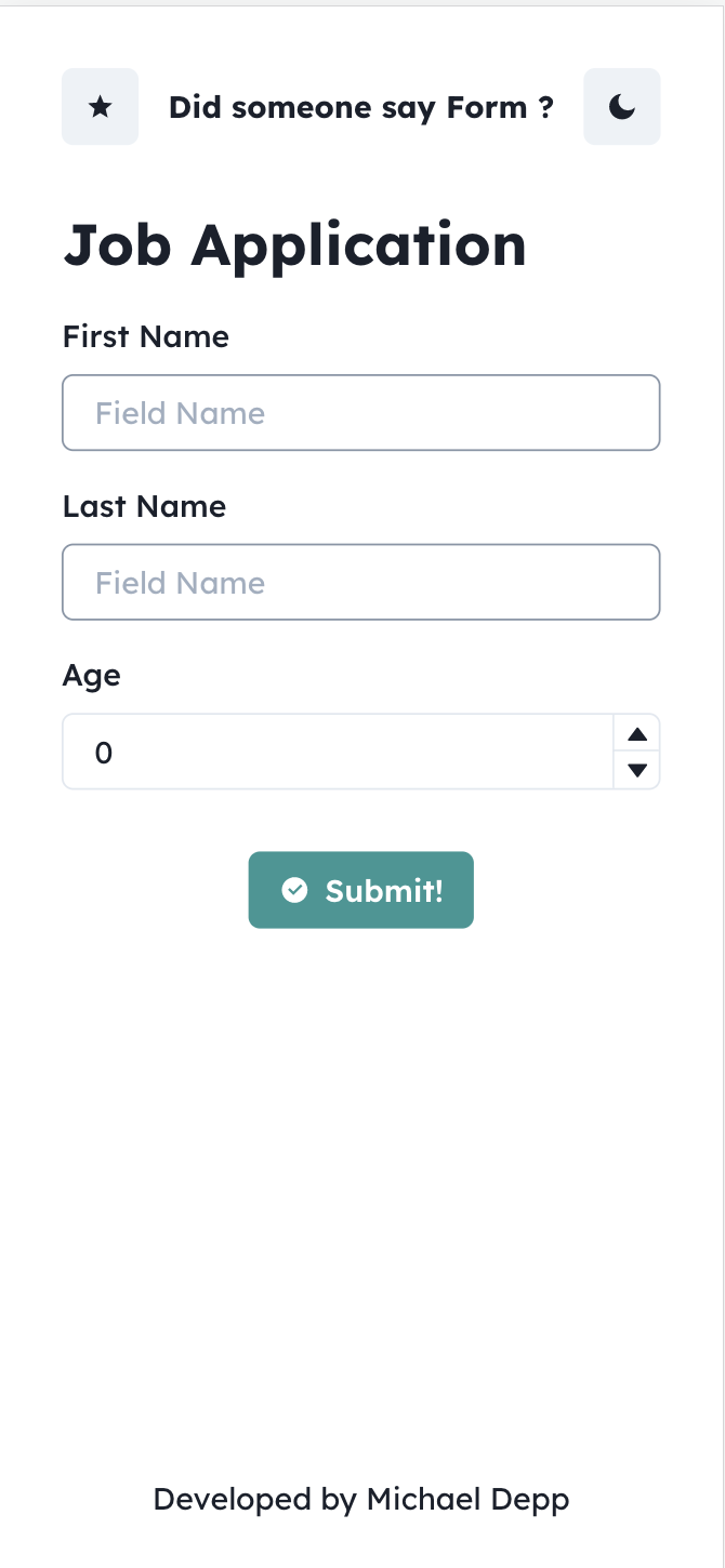 GitHub - MichaelDepp/dynamic-forms