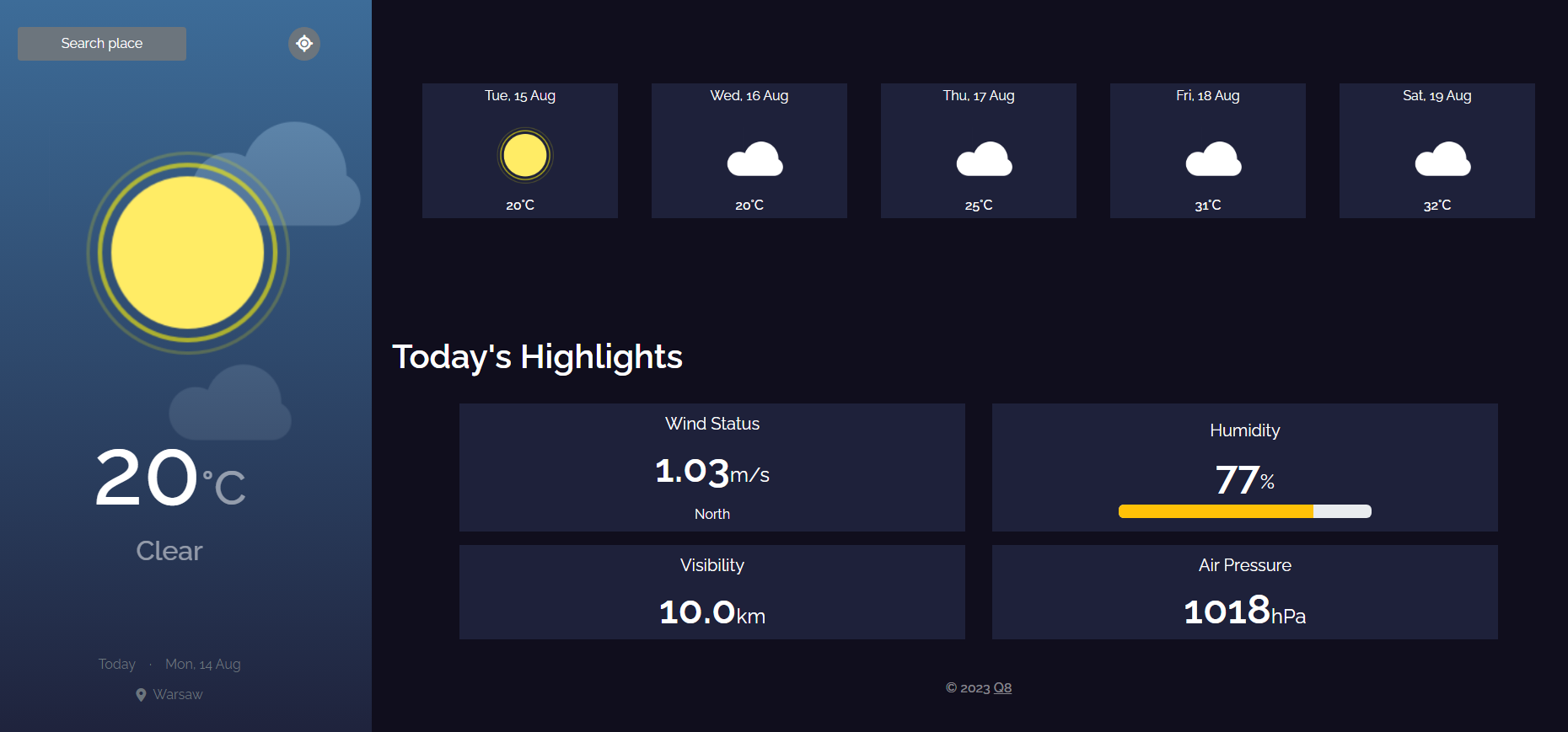 GitHub KubaNowoszynski/weatherapp Weather allows that shows you