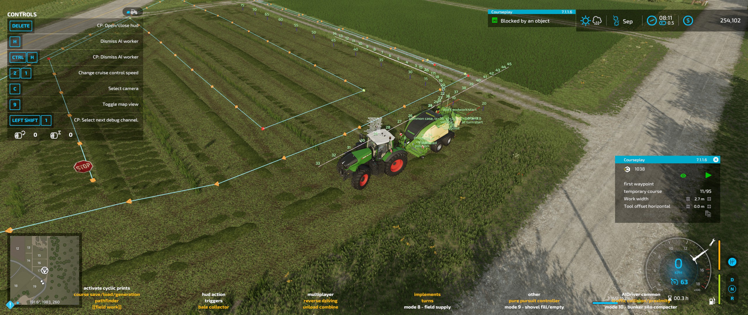[BUG_SP] Baler gets stuck on the corners of the course · Issue #2080 ...
