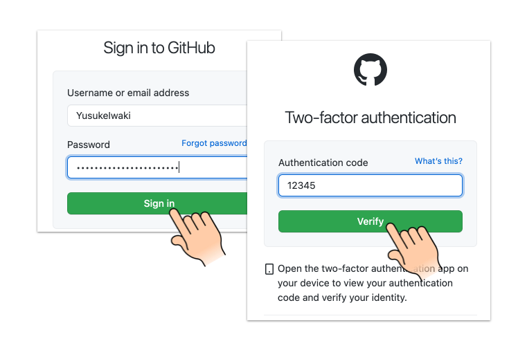 input credentials manually