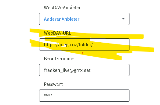 WebDAV with AVM fritz box router · Issue #734 · meganz/MEGAcmd · GitHub